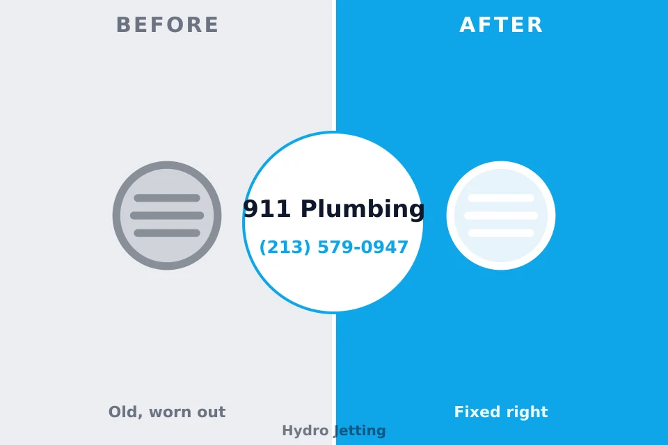 Before and after: plumbing repair Lytle, TX